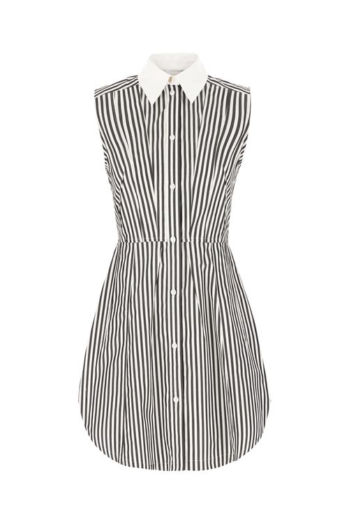 Printed Cotton Shirt Dress