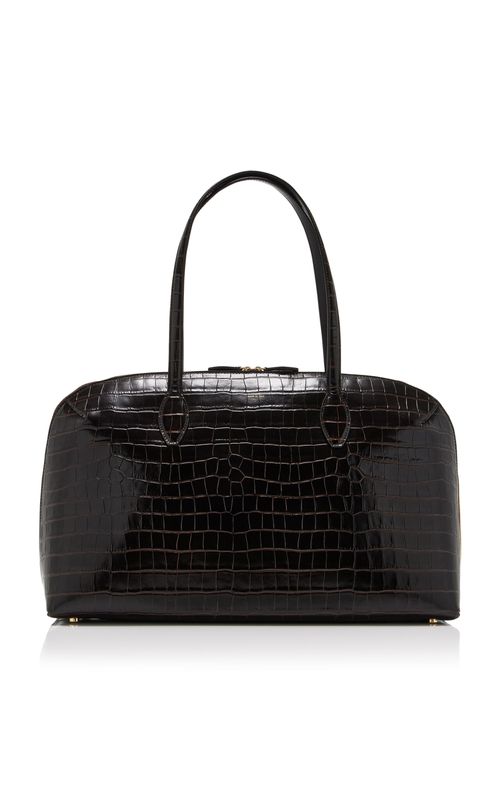 Day Croc-Embossed Leather Tote Bag