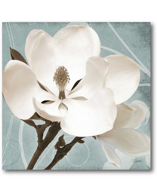 Wall Decor Magnolia Blue I Canvas Wall Art