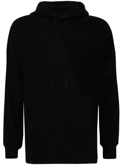 Kesagiri hemp-organic cotton blend hoodie - Black