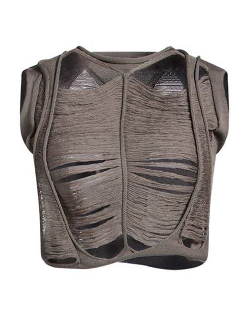 Woman Top Grey Size M Virgin Wool