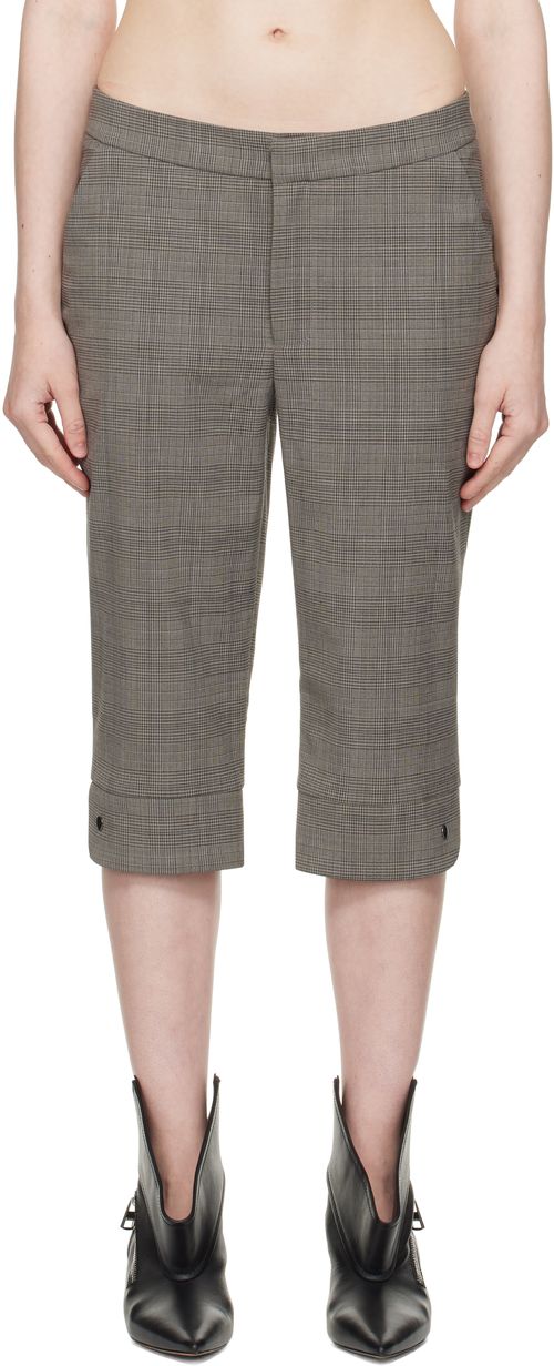 FIDAN NOVRUZOVA Gray Teo Capri Trousers
