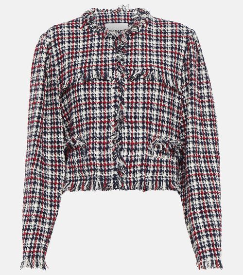 Cotton-blend tweed jacket