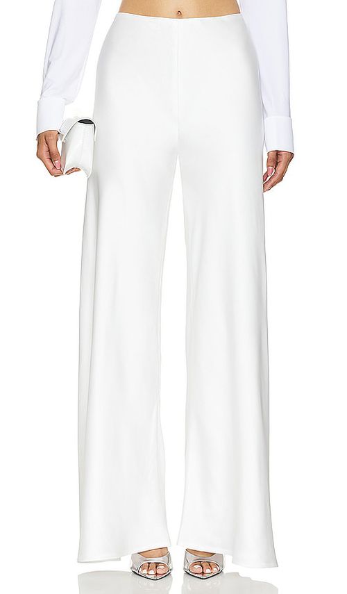 Norma Kamali HOSE ELEPHANT in White. Größe XXS. Also in L, M, S