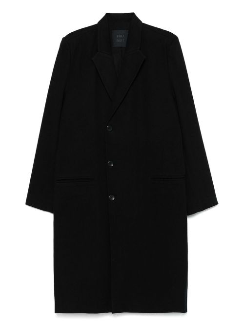 Frei-Mut single-breasted coat - Black