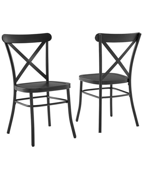 Camille 2pc Metal Chair Set