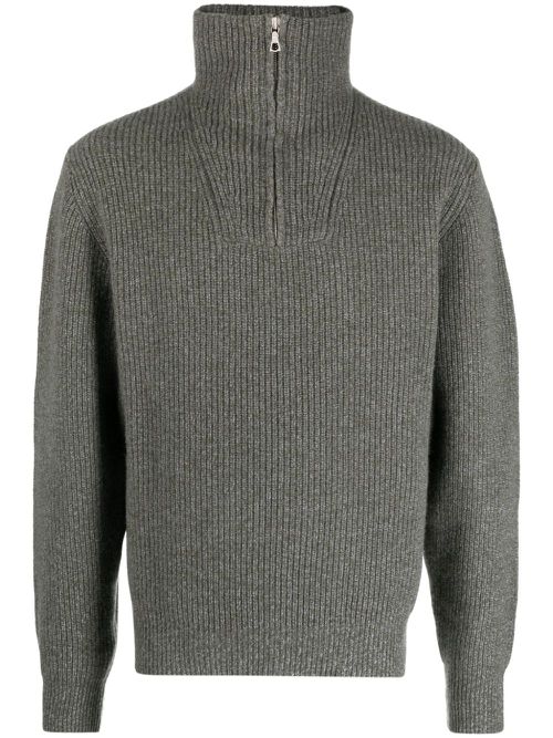 Tarek mock-neck jumper - Green