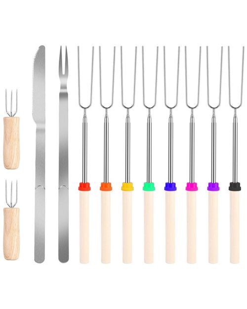 Lakeforest Stainless Steel Roasting Sticks Set