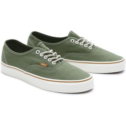 Vans Unisex Authentic Sneakers - Green Textile