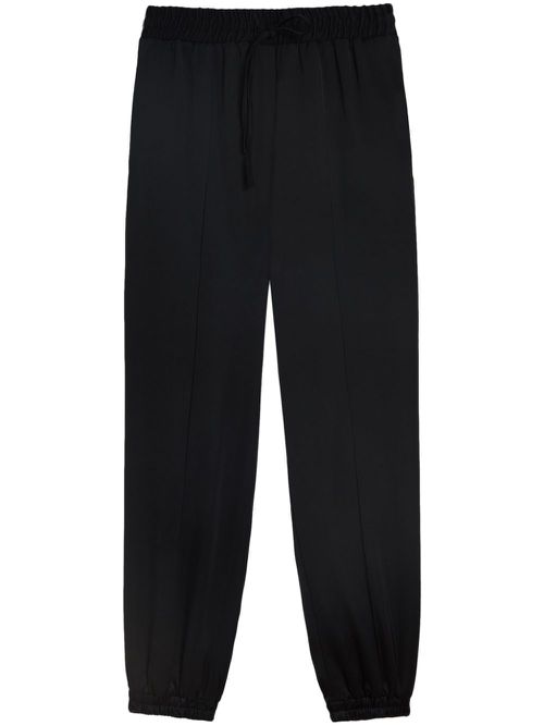 Pressed-crease trousers - Black
