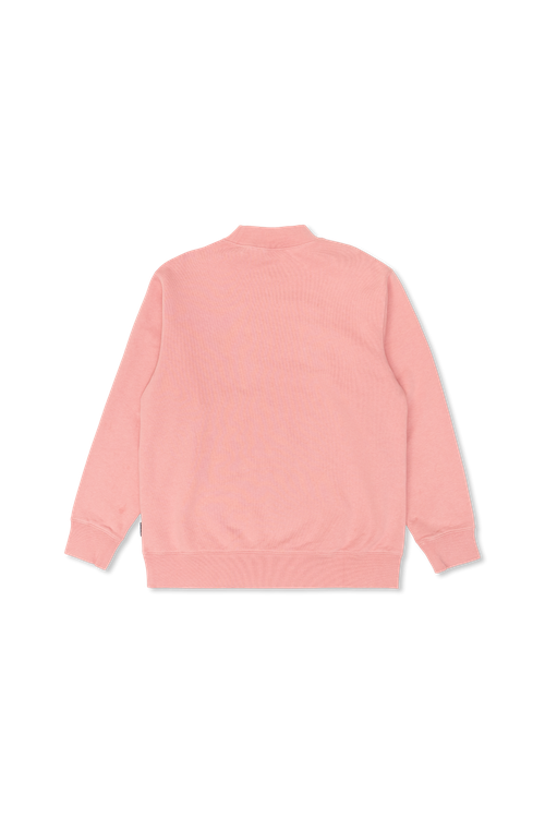 Sweatshirt With Printed Logo, Unisex, Pink