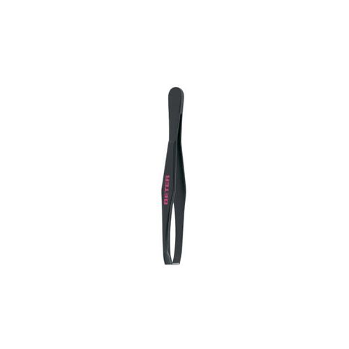 Straight tip tweezers in black coated steel Beter