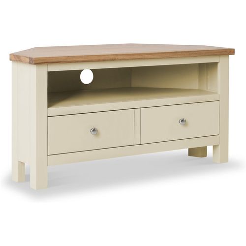 Farro Corner TV Stand | Grey, Cream, White or Charcoal | Roseland