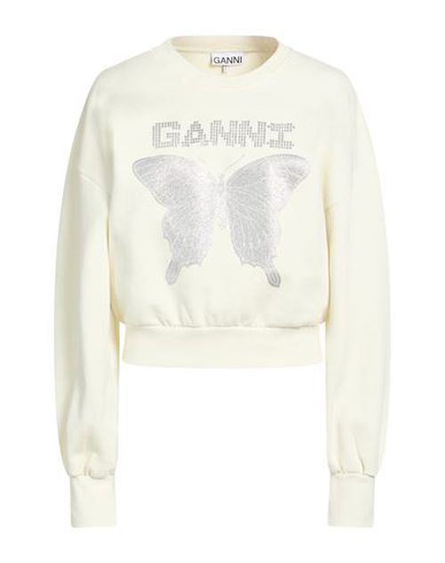 Woman Sweatshirt Cream Size M Organic cotton