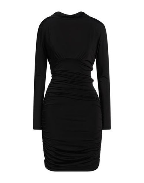 Woman Mini dress Black Size 4 Polyester, Elastane