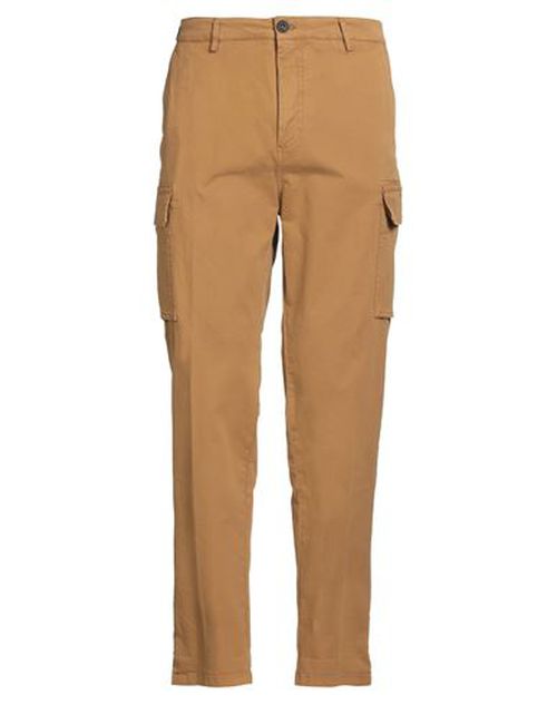 Man Pants Camel Size 28 Cotton, Elastane
