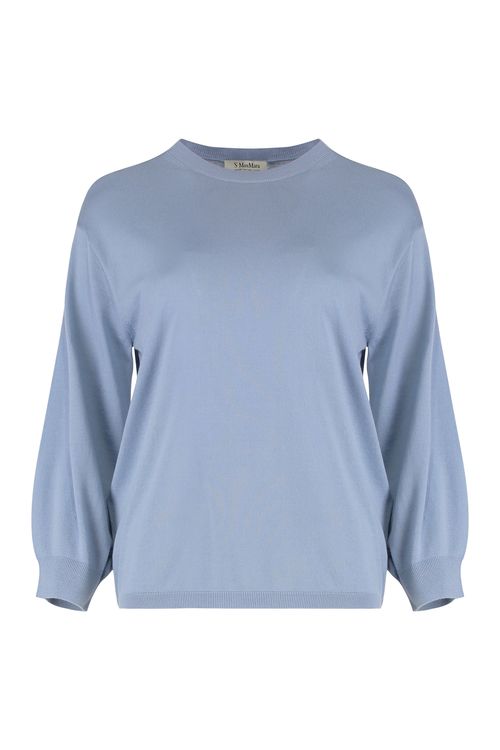 S Max Mara Amico Ribbed Virgin Wool Sweater