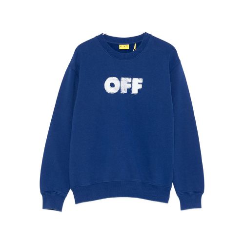 Off White Sweaters Blue