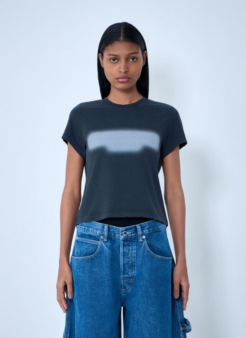 Cotton Jersey Logo T-shirt - Woman T