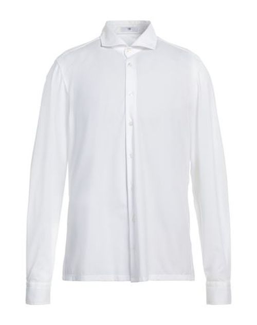 Man Shirt White Size S Polyamide, Polyester, Elastane
