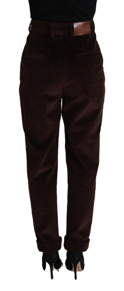 Corduroy Cotton Trouser — Burgundy