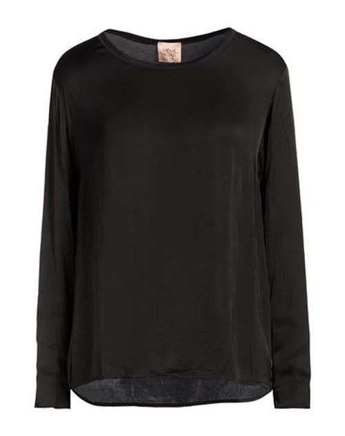 Même Road Woman Top Black Size 10 Rayon, Viscose