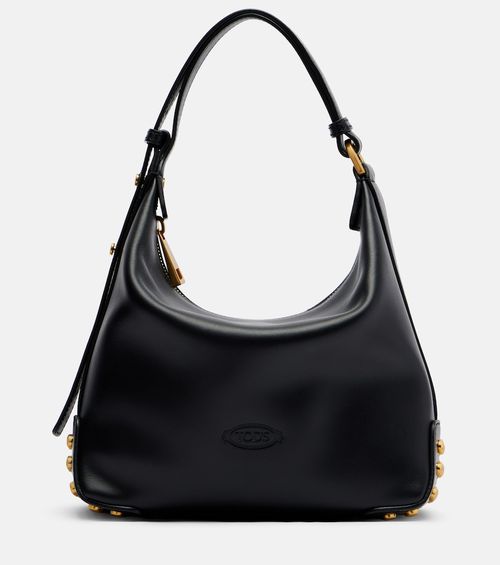 Metal Dots Mini leather shoulder bag