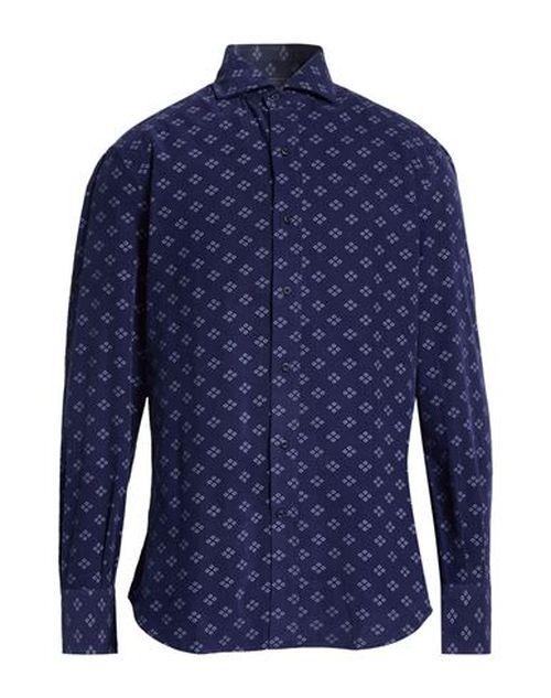 Man Shirt Midnight blue Size M Cotton