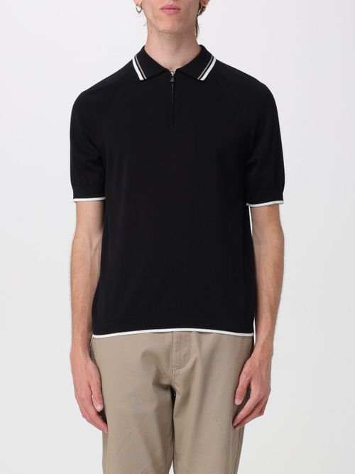 Polo Shirt Men color Black