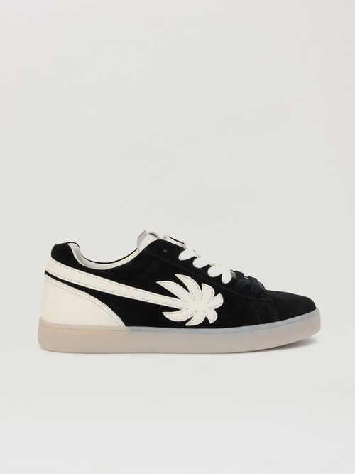 Palm Tennis Suede Sneakers Man  Black Ivory