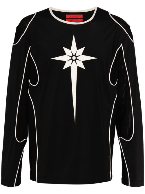 Rider long-sleeved T-shirt - Black