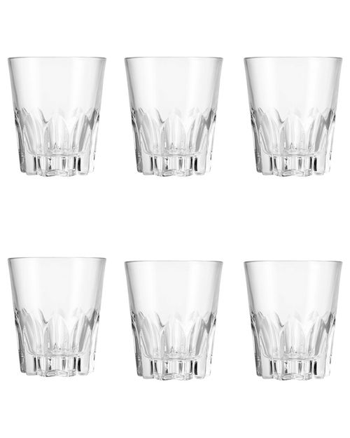 Set of 6 Graal Glassware: Double Old Fashioned