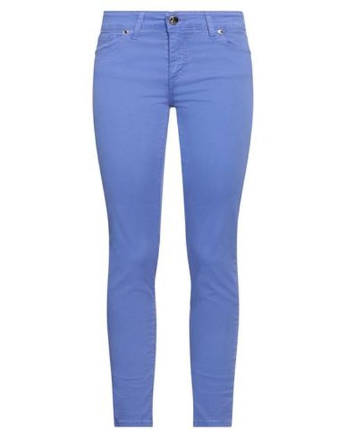 Woman Pants Light blue Size 4 Cotton, Elastane