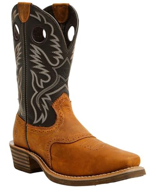 ARIAT Men's Heritage Roughstock Square Toe Cowboy Boot