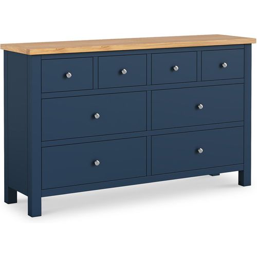 Farrow XL 8 Drawer Chest Of Drawers | Grey Cream White Navy | Roseland