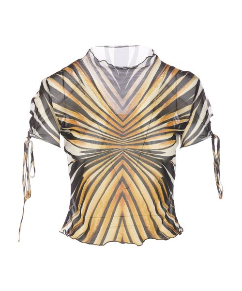 Ray Of Gold mesh T-shirt