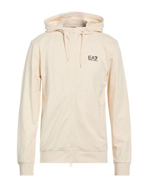 Man Sweatshirt Cream Size XL Cotton