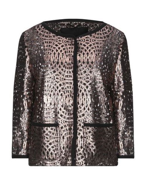 Woman Blazer Copper Size 6 Cotton, Polyamide, Viscose, Acrylic Resin, Elastane