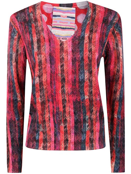 In Bed With You V Neck Reversible Jumper