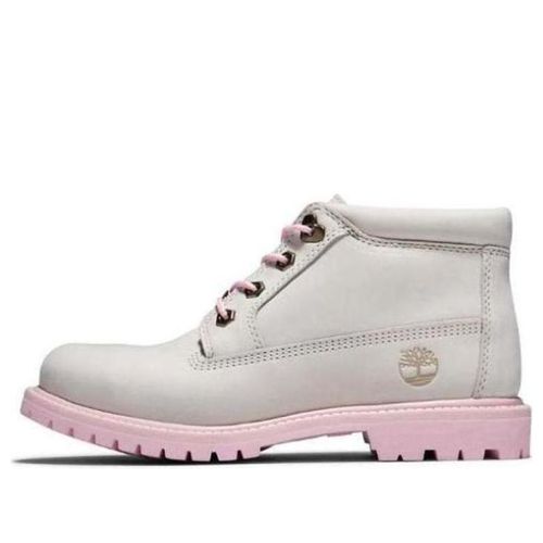 (WMNS) Womens Nellie Chukka Double Waterproof Boot 'White Pink'