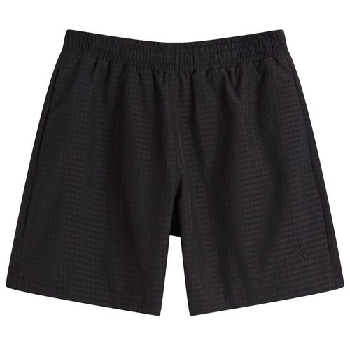 Men's Seersucker Swim Short Black
