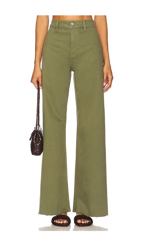 PISTOLA Penny High Rise Crop Wide Leg in Green.  33. Also in 24, 25, 26, 27