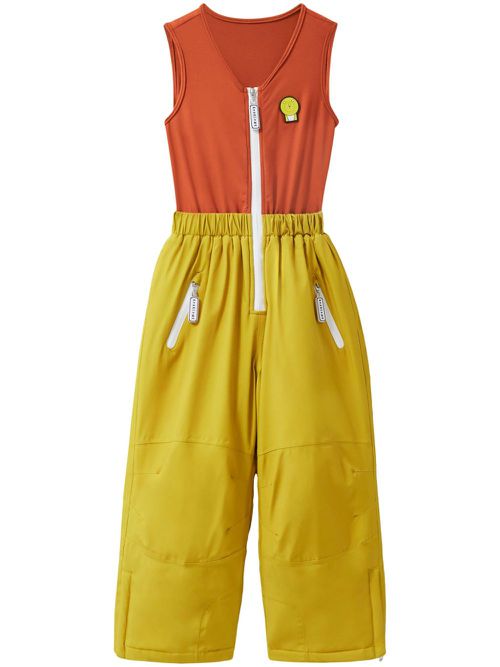 Patch-detail snowsuit - Yellow