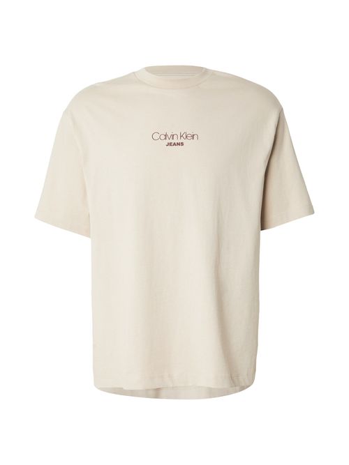 Calvin Klein Jeans Maglietta cappuccino / borgogna