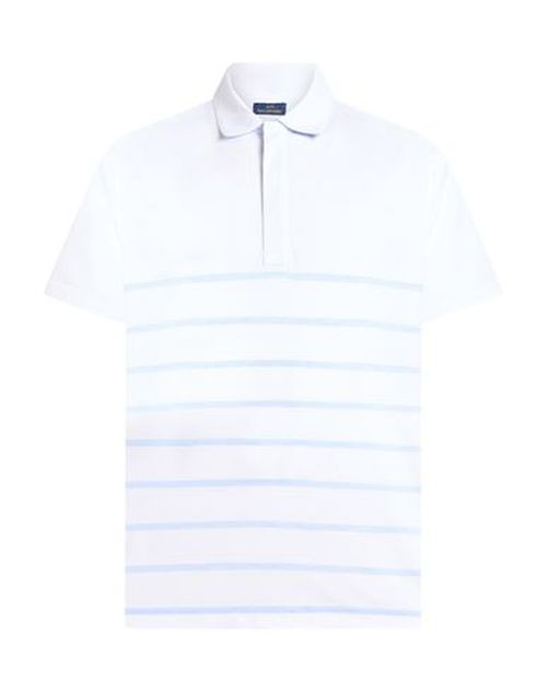 Man Polo shirt White Size L Cotton