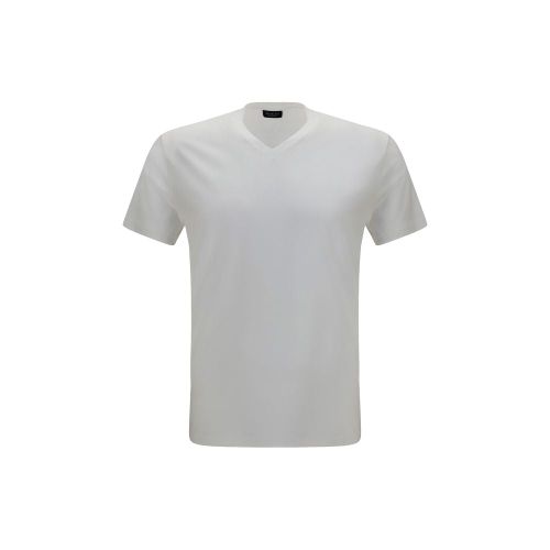Modal V-Neck T-Shirt — White