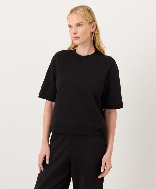 Women's Black Airplane Sweatshirt Tee