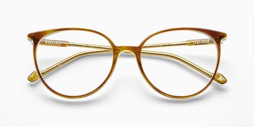 Etnia Barcelona Ultra Light 14 BRGR Women’s Eyeglasses Brown  54 - Blue Light Block Available