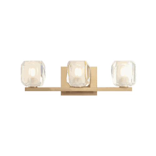Matteo Carleton 3-Light Wall Sconce In Aged Gold Bra