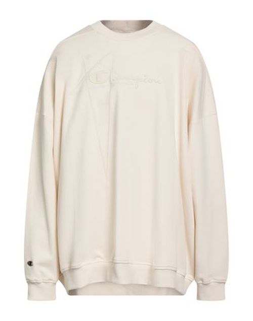Man Sweatshirt Ivory Size L Cotton, Elastane
